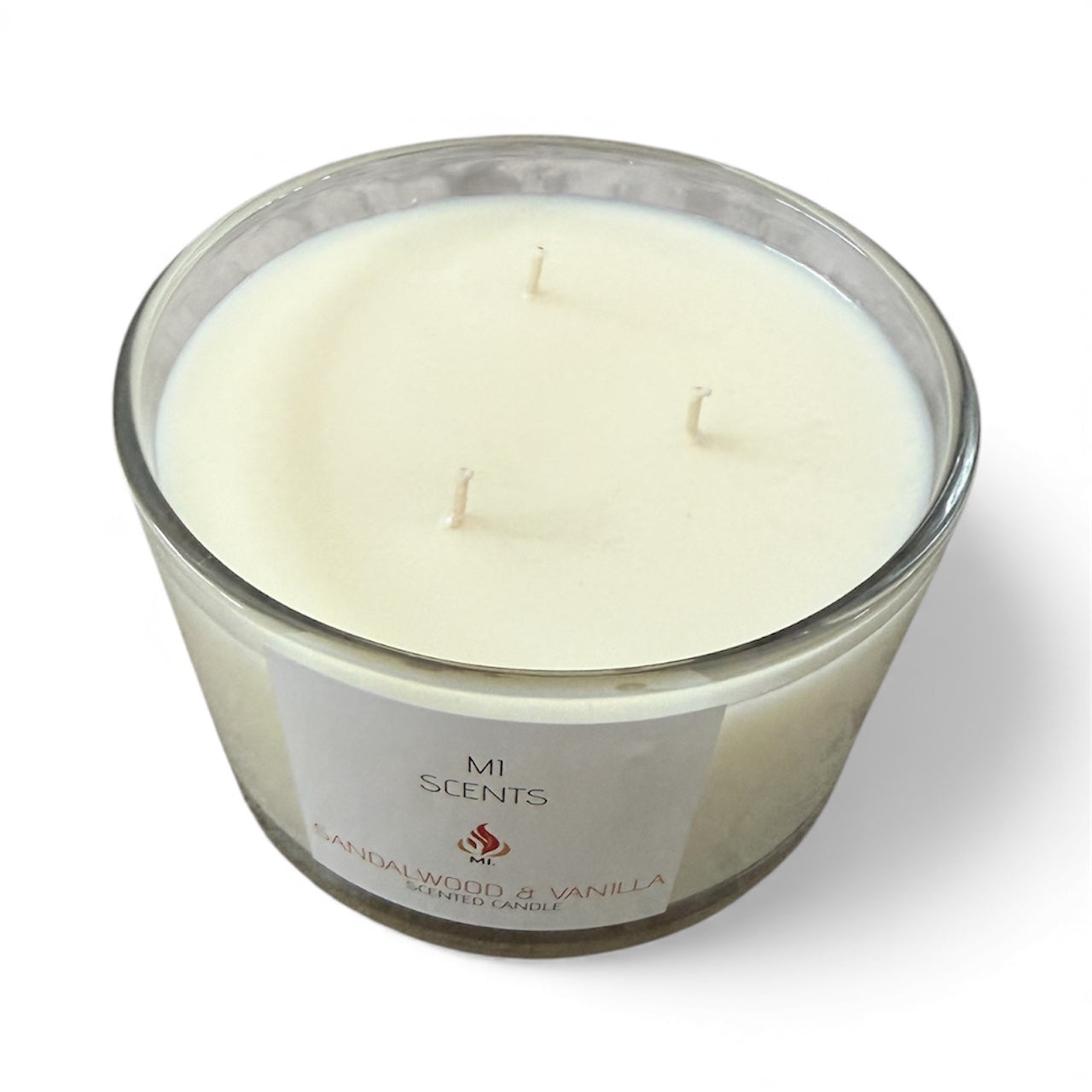 Sandalwood & Vanilla - 3 Wick Soy Wax Candle