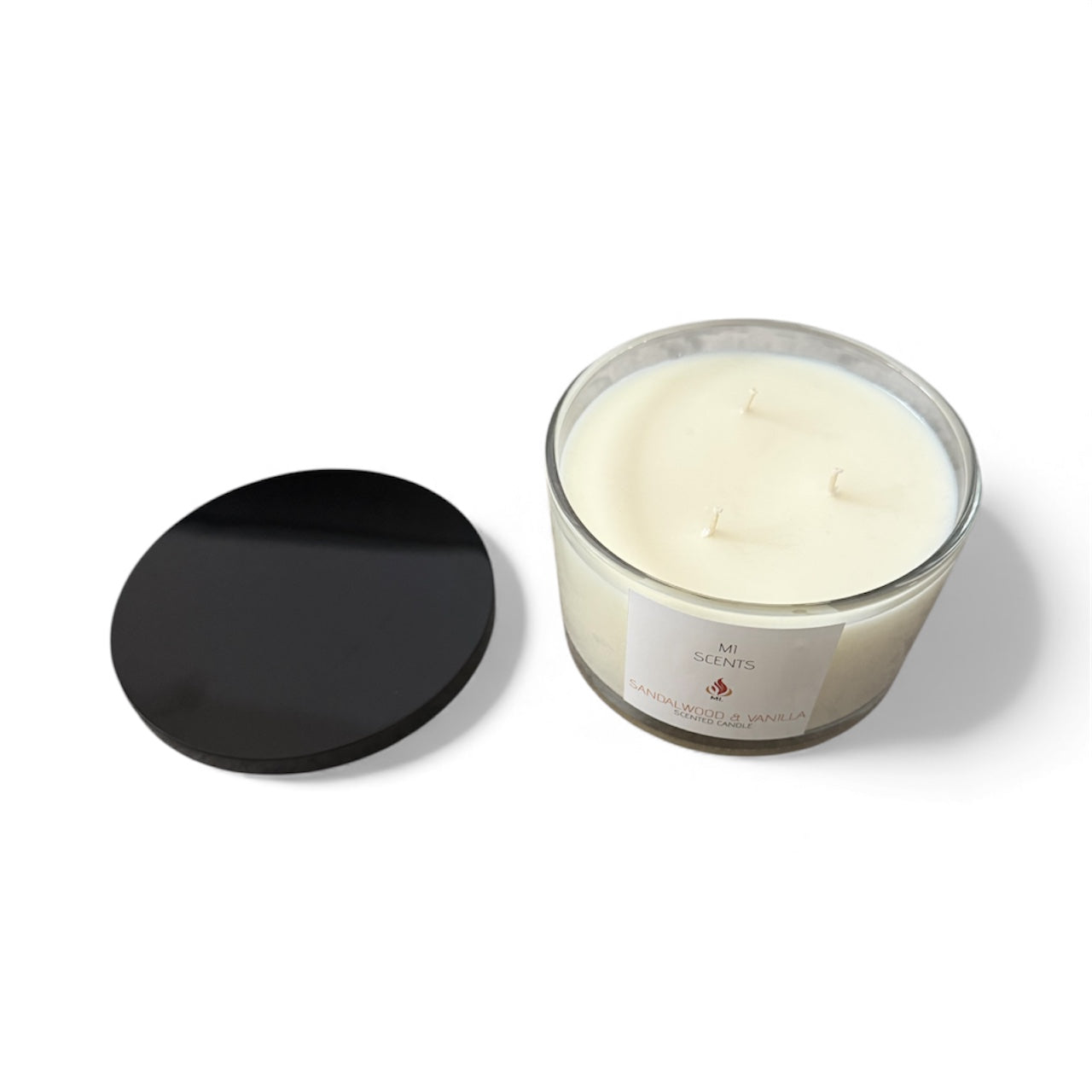 Sandalwood & Vanilla - 3 Wick Soy Wax Candle